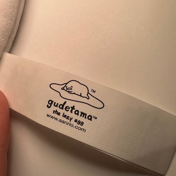 Sanrio Gudetama with Soy Sauce Plush GUND Lazy Egg Yellow 5 inch - Picture 4 of 6